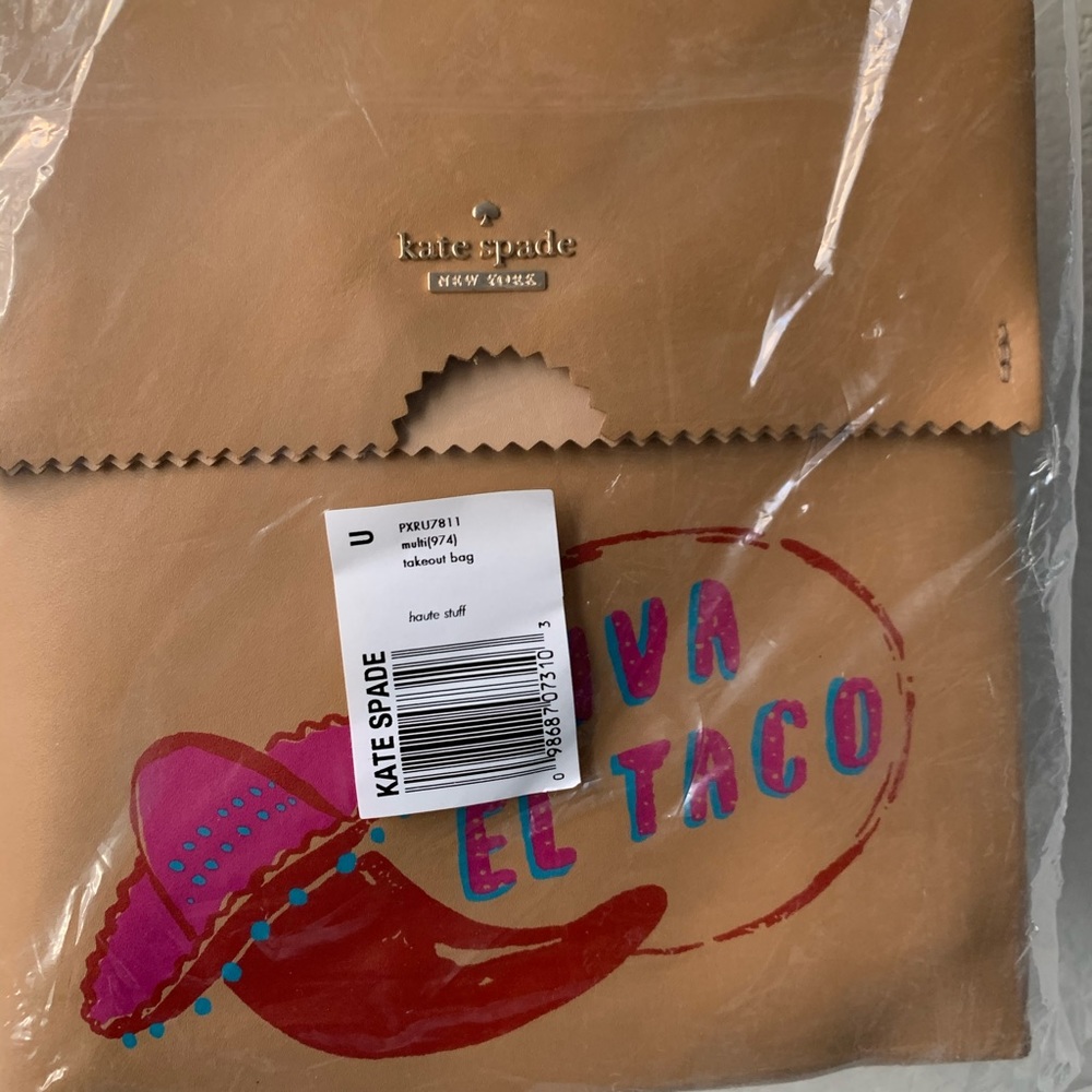 Kate Spade Haute Stuff Taco Takeout Purse NWT RARE - Picture 7 of 8